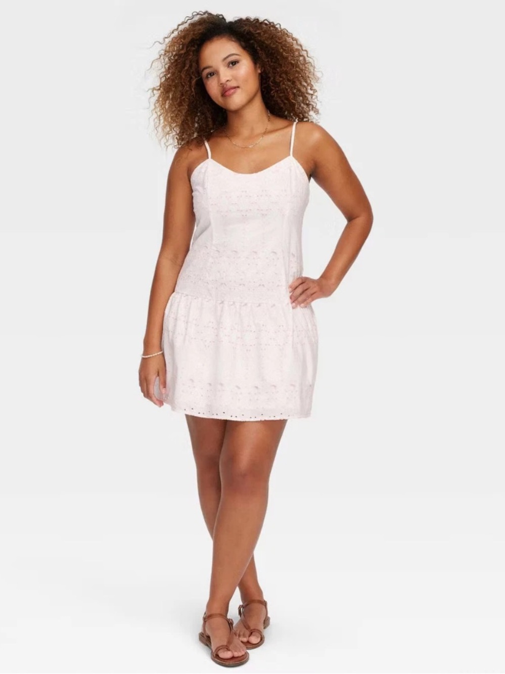 Roller Rabbit White Dress with Pink Embroidery
